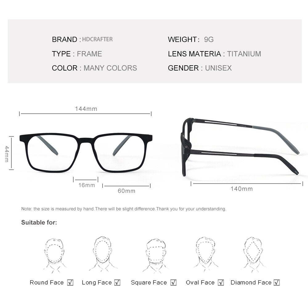 Hdcrafter Men's Eyeglasses – FuzWeb