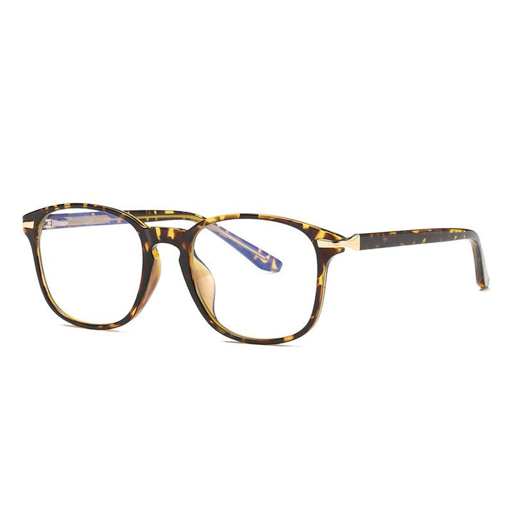 Hotony Unisex Full Rim TR 90 Square Frame Eyeglasses 2047 Full Rim Hotony TORTOISE  