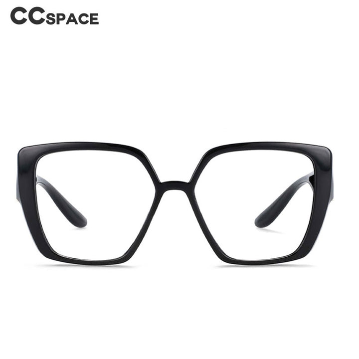 CCSpace Unisex Full Rim Square Resin Frame Eyeglasses 54036 Full Rim CCspace   
