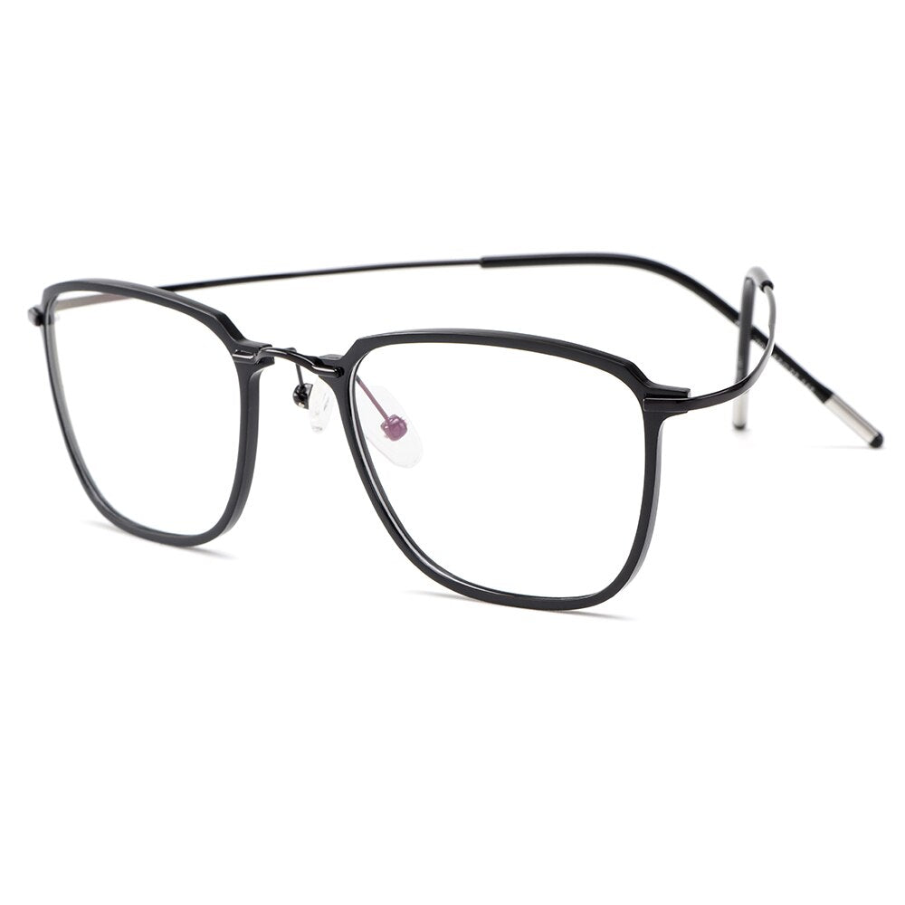 Men's Eyeglasses Ultralight Beta Titanium Flexible Glasses M19003 Frame Gmei Optical C1  