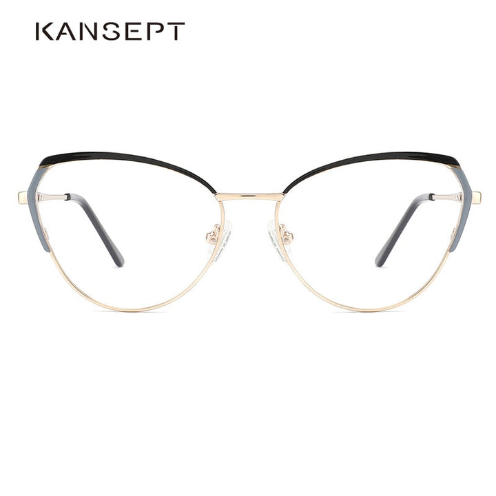 Women's Eyeglasses Cat Eye Metal Mg3663 Frame Kansept   