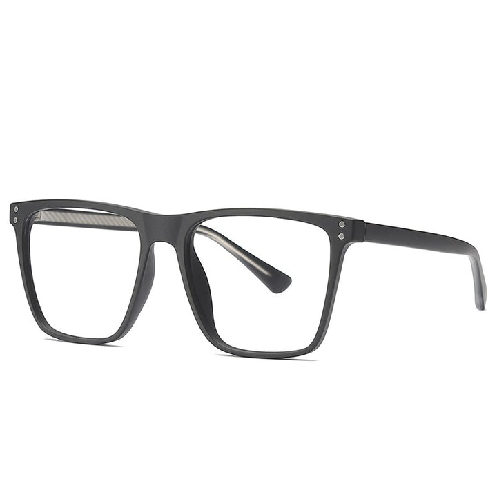Hotochki Women's Full Rim Square TR-90 Resin Frame Eyeglasses 2023 Full Rim Hotochki Sand Black  