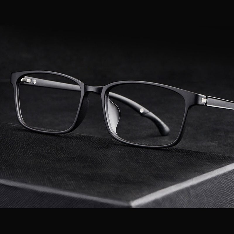 Handoer Men's Full Rim Square Acetate Eyeglasses 5106 Full Rim Handoer   
