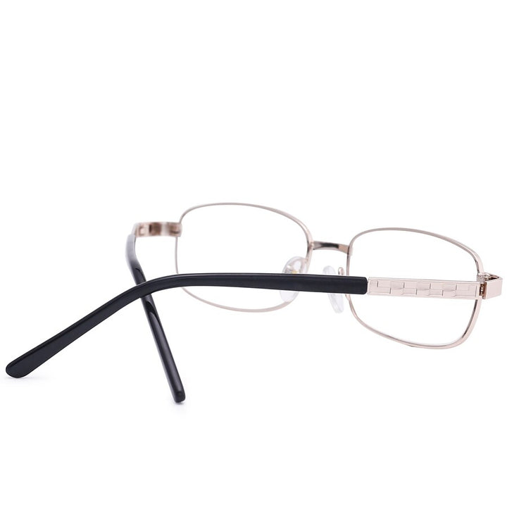 Unisex Reading Glasses Square Alloy Frame Crystal Lenses Reading Glasses Brightzone   