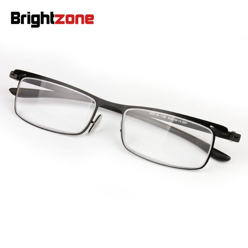 Men's Reading Glasses Black Unbreakable Ultralight Frame Reading Glasses Brightzone   