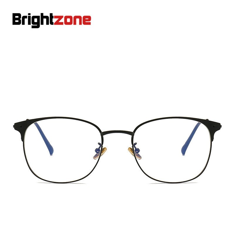 Unisex Anti Blue Light Glasses Round Alloy Frame 5551 Anti Blue Brightzone   