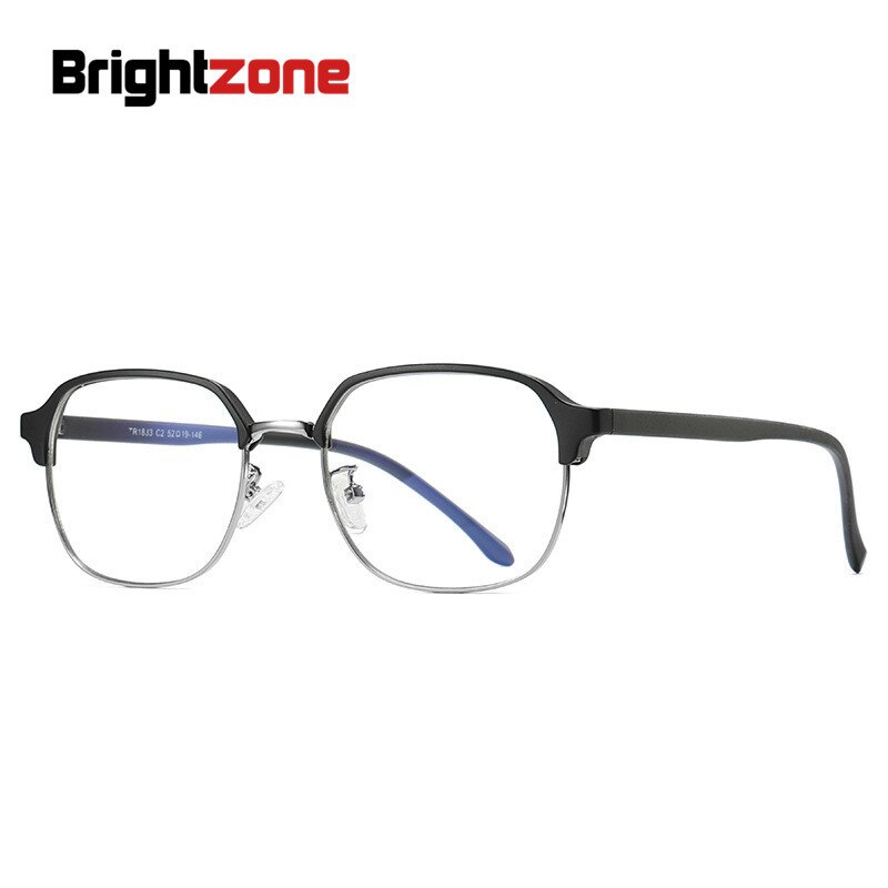 Unisex TR90 Anti Blue Light Eyeglasses Alloy Frame 1833 Anti Blue Brightzone   
