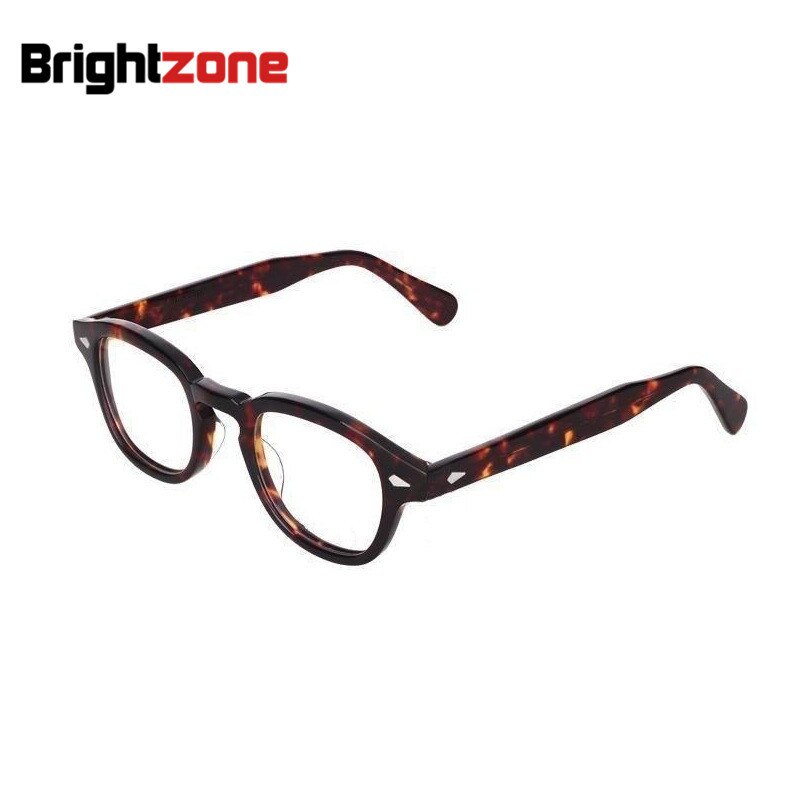 Unisex Full Round Acetate Frame Eyeglasses Three Sizes Frame Brightzone   