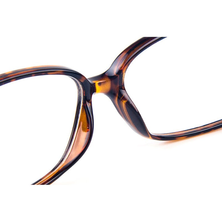 Women's Eyeglasses Plastic Rectangular Tortoiseshell T8015 Frame Gmei Optical   