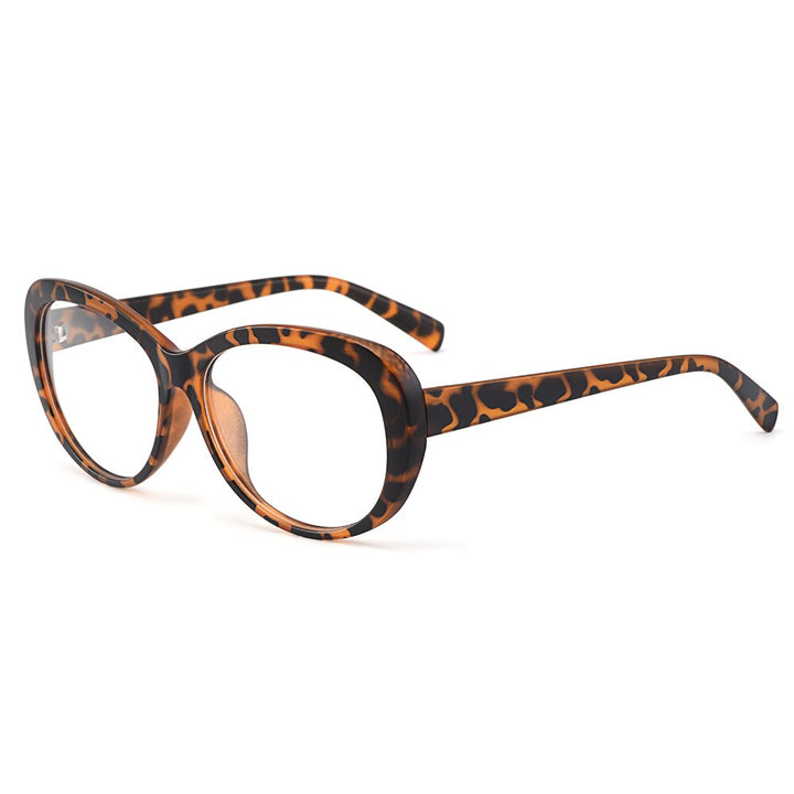 Women's Eyeglasses Voguish Tr90 Oval Full-Rim H8040 Frame Gmei Optical   