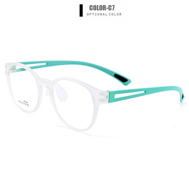Unisex Eyeglasses Ultra-Light Tr90 Plastic 6 Colors M5100 Frame Gmei Optical C7  