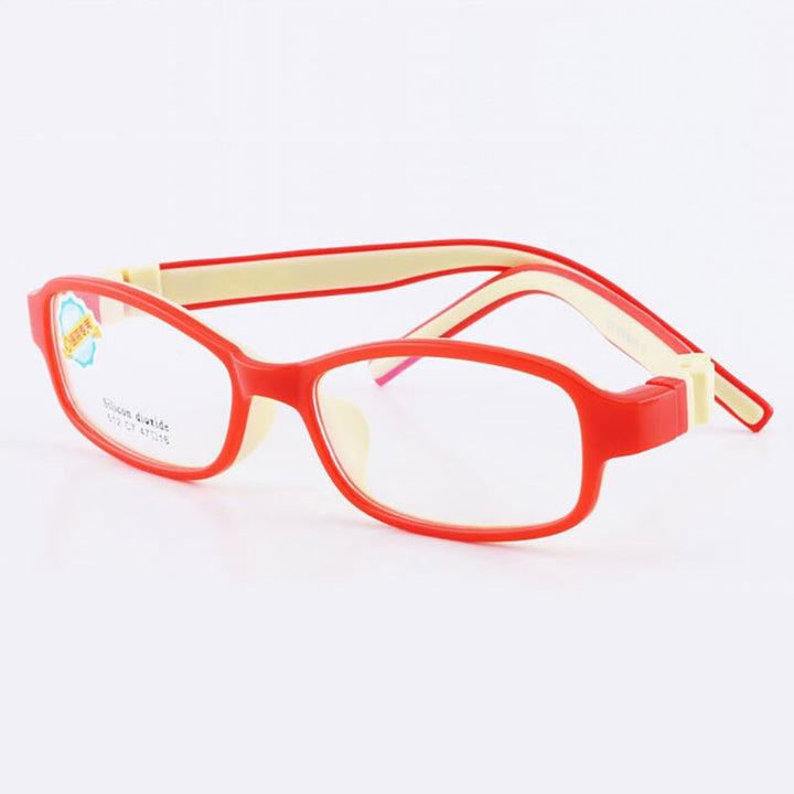 Reven Jate 512 Child Glasses Frame For Kids Eyeglasses Frame Flexible Quality Eyewear Frame Reven Jate C7  