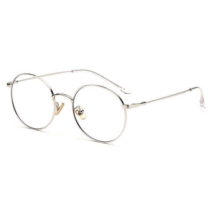 Hotochki Unisex Full Rim Round Alloy Frame Eyeglasses 77507 Full Rim Hotochki   