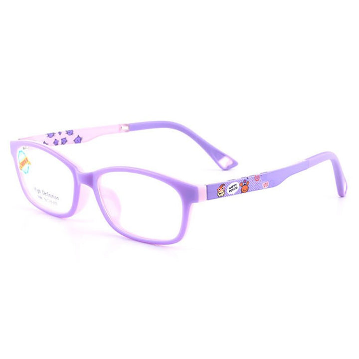 Reven Jate 5686 Child Glasses Frame For Kids Eyeglasses Frame Flexible Frame Reven Jate purple  