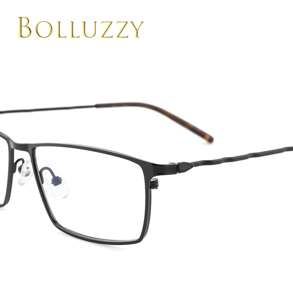 Men's Eyeglasses Square Alloy 16g Frame 9385 Frame Bolluzzy   