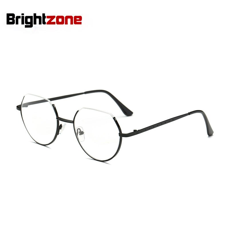 Unisex Eyeglasses Plastic Metal Frame Irregular 3221 Frame Brightzone   
