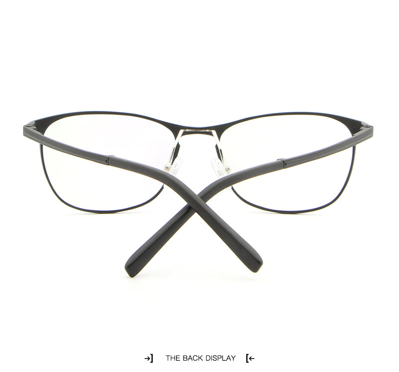 Hdcrafter Unisex Full Rim Square Aluminum Magnesium Frame Eyeglasses Lp6290 Full Rim Hdcrafter Eyeglasses   