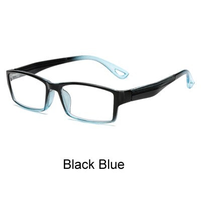 Ralferty Square Reading Glasses Men Women Anti-Fatigue Glasses Diopter Spectacles Point A9895 +1.0 1.5 2.0 2.5 Reading Glasses Ralferty China +100 Black Blue