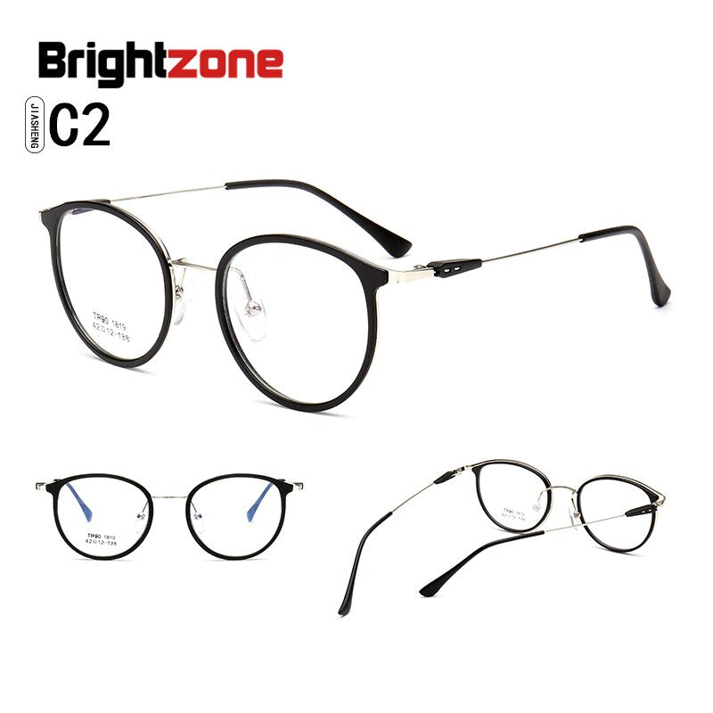 Women's Eyeglasses Frame Plastic Tr90 1819 Frame Brightzone   