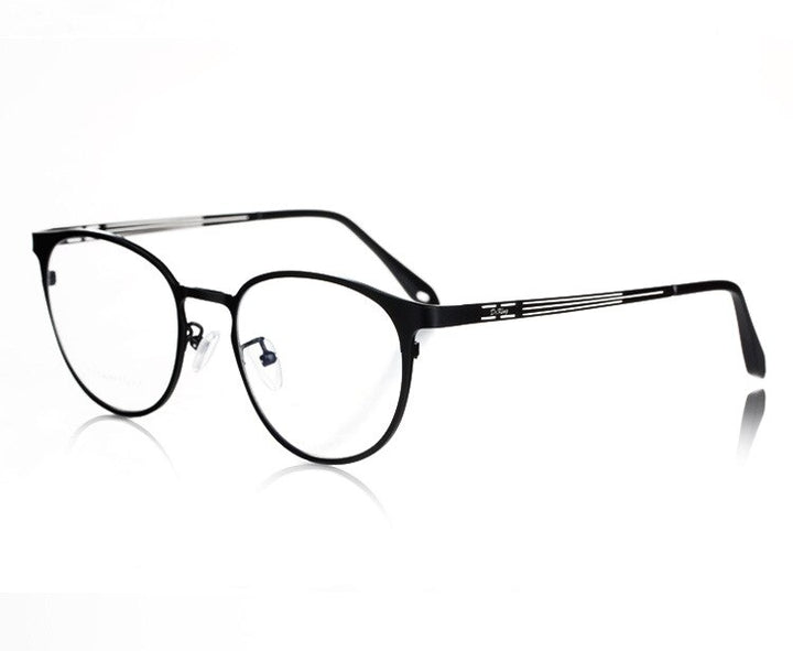Men's Eyeglasses Pure Titanium Round 1128 Frame Bolluzzy   