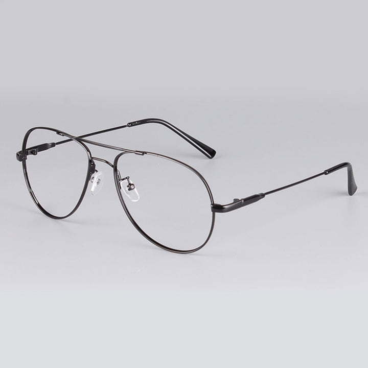 Reven Jate Full Rim Super Flexible Memery Metal Alloy Titanium Eyeglasses Frame For Men And Women With 5 Optional Colors Full Rim Reven Jate Black  