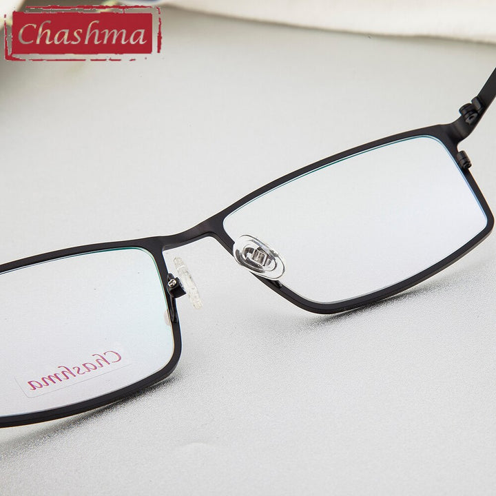 Chashma Ottica Men's Full Rim Square Titanium Eyeglasses 7021 Full Rim Chashma Ottica   