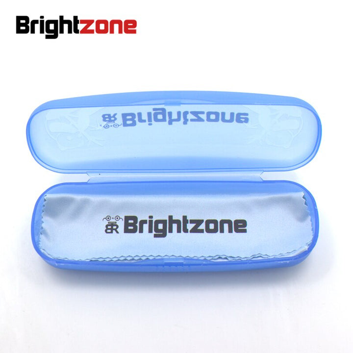 Brightzone Unisex Square Eyeglasses Semi Rim Alloy B8519 Semi Rim Brightzone   