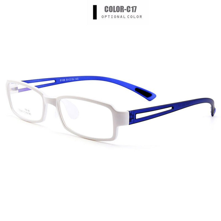 Unisex Eyeglasses Ultra-Light Tr90 Plastic With Saddle Bridge M5106 Frame Gmei Optical C17  