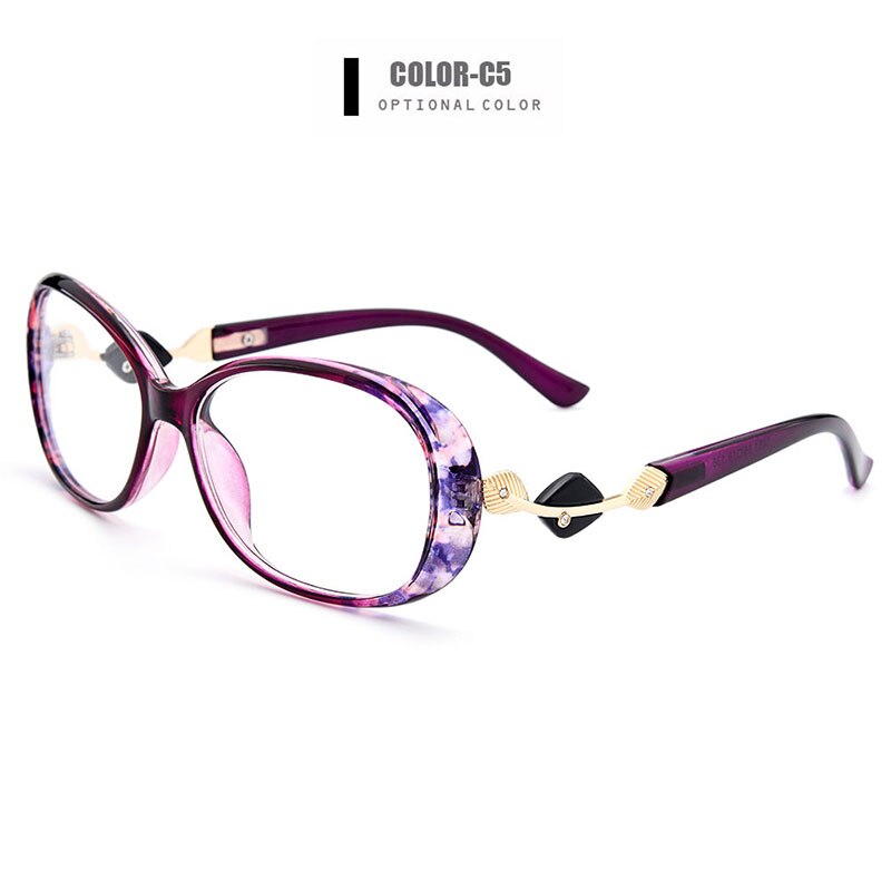 Women's Eyeglasses Ultra-Light Tr90 Plastic M1481 Frame Gmei Optical C5  