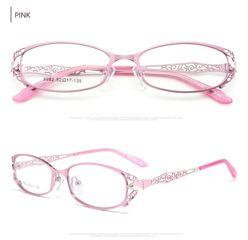 Hotochki Women's Full Rim Alloy Frame Reading Glasses 99003-8982 Reading Glasses Hotochki   