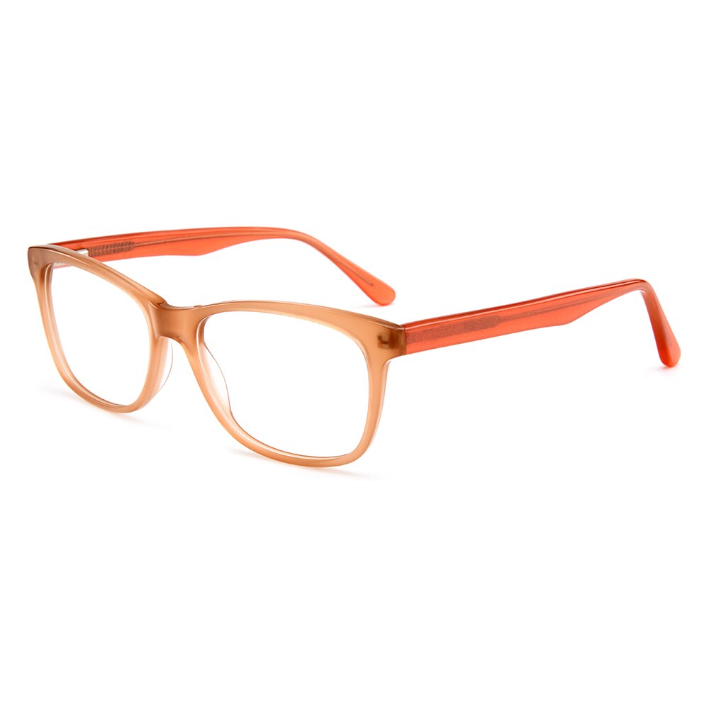 Unisex Eyeglasses Square Acetate Full Rim With Spring Hinges A727 Full Rim Gmei Optical Default Title  