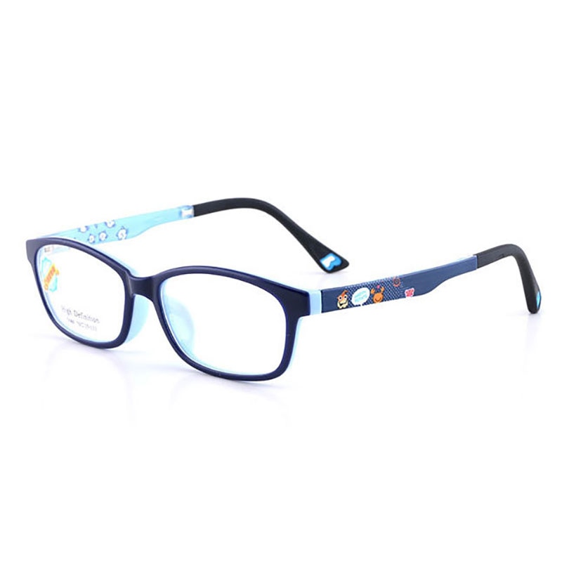 Reven Jate 5686 Child Glasses Frame For Kids Eyeglasses Frame Flexible Frame Reven Jate Blue  