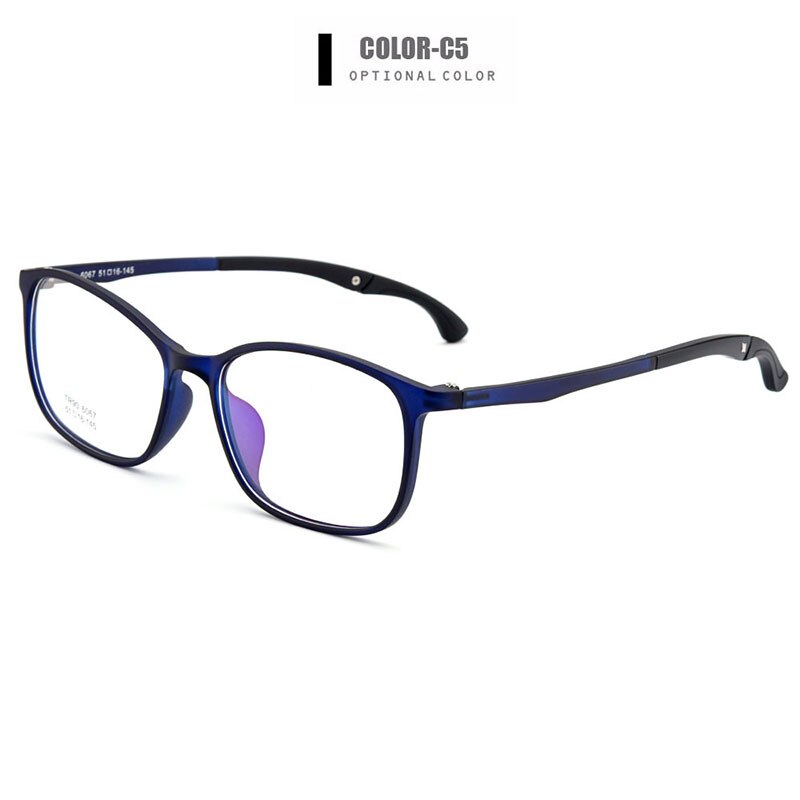 Men's Eyeglasses Ultra-Light Tr90 With Hangers Plastic M6067 Frame Gmei Optical C5  
