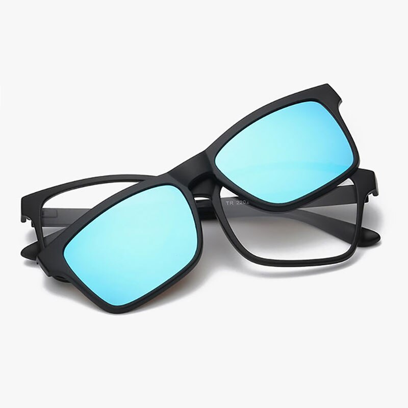 Reven Jate 2202 Polarized Night Vision Sunglasses Clip-On Magnetic Connection For Men And Women Sunwear Polarize Sunglasses Reven Jate   