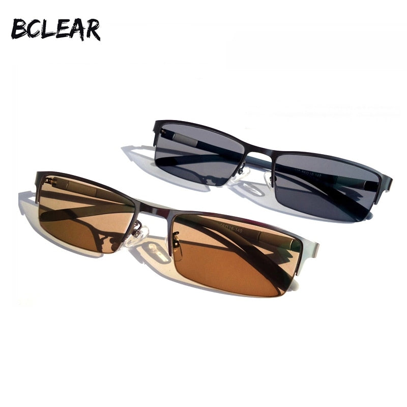 Men's Reading Glasses 1.56 Index Photochromic Sunglasses P2442 Reading Glasses Bclear   