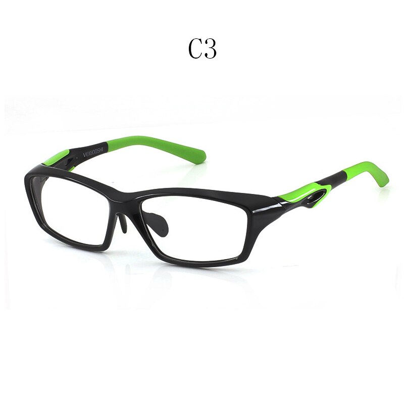 Hdcrafter Men's Full Rim Square TR 90 Resin Titanium Sports Frame Eyeglasses Tr8021 Sport Eyewear Hdcrafter Eyeglasses C3  