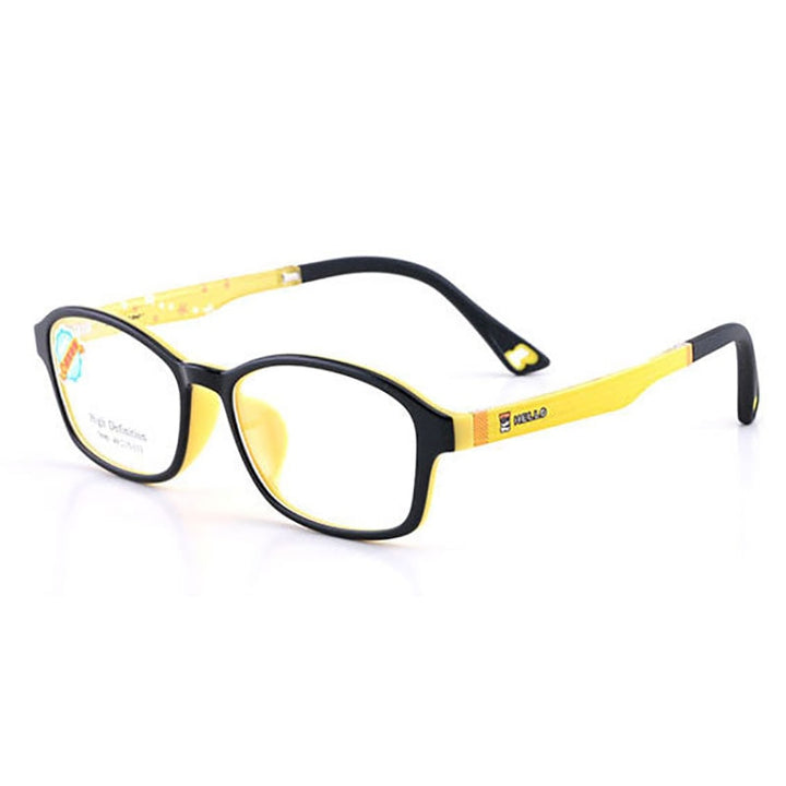 Reven Jate 5690 Child Glasses Frame For Kids Eyeglasses Frame Flexible Frame Reven Jate Yellow  