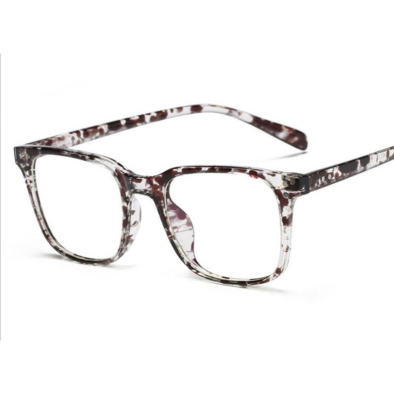 Hotochki Unisex Full Rim TR-90 Resin Square Acetate Frame Eyeglasses 5025 Full Rim Hotochki ink  