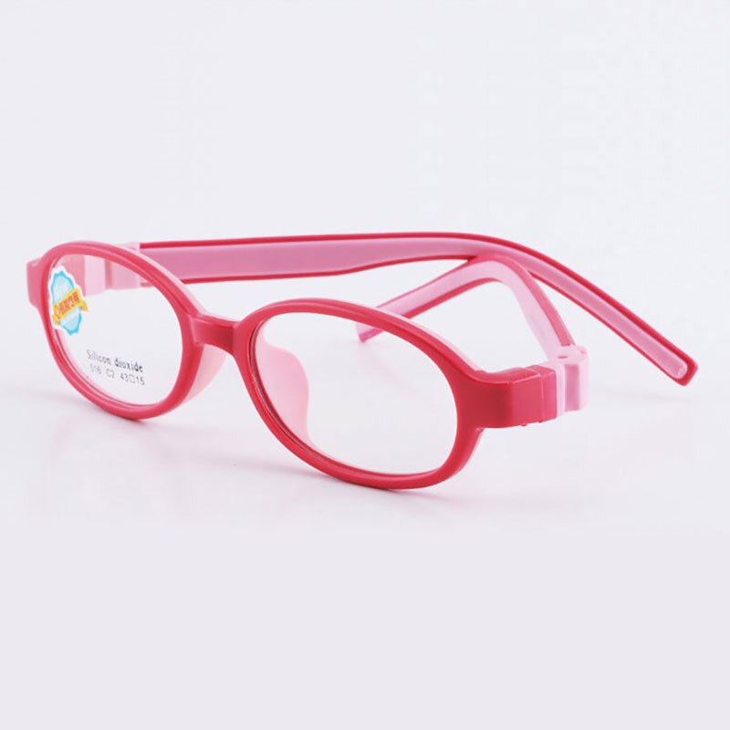 Reven Jate 516 Child Glasses Frame For Kids Eyeglasses Frame Flexible Frame Reven Jate Red  