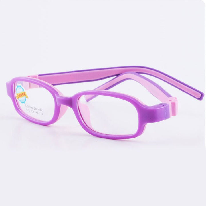 Reven Jate 515 Child Glasses Frame For Kids Eyeglasses Frame Flexible Frame Reven Jate purple  