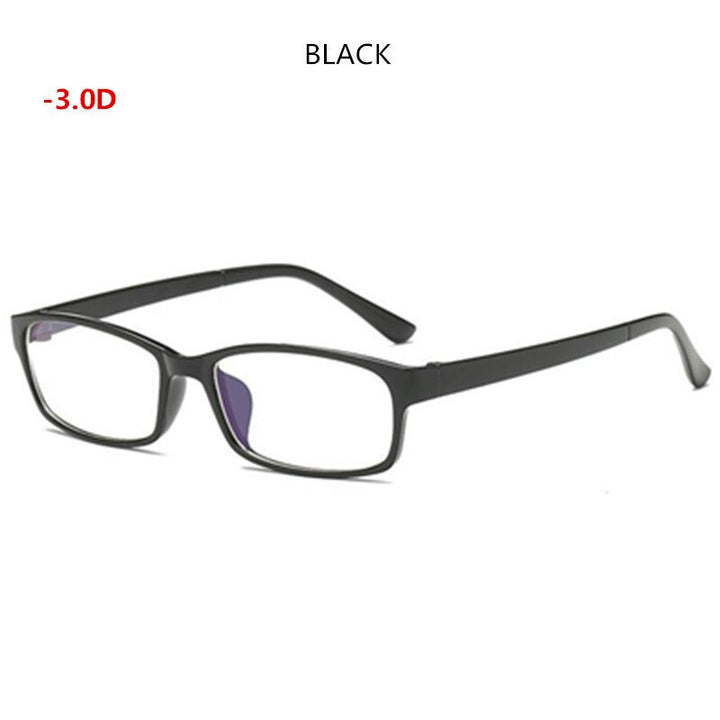 Unisex Reading Glasses Myopia Short-sight Eyewear A01 Reading Glasses SunnyFunnyDay BLACK Myopia300  