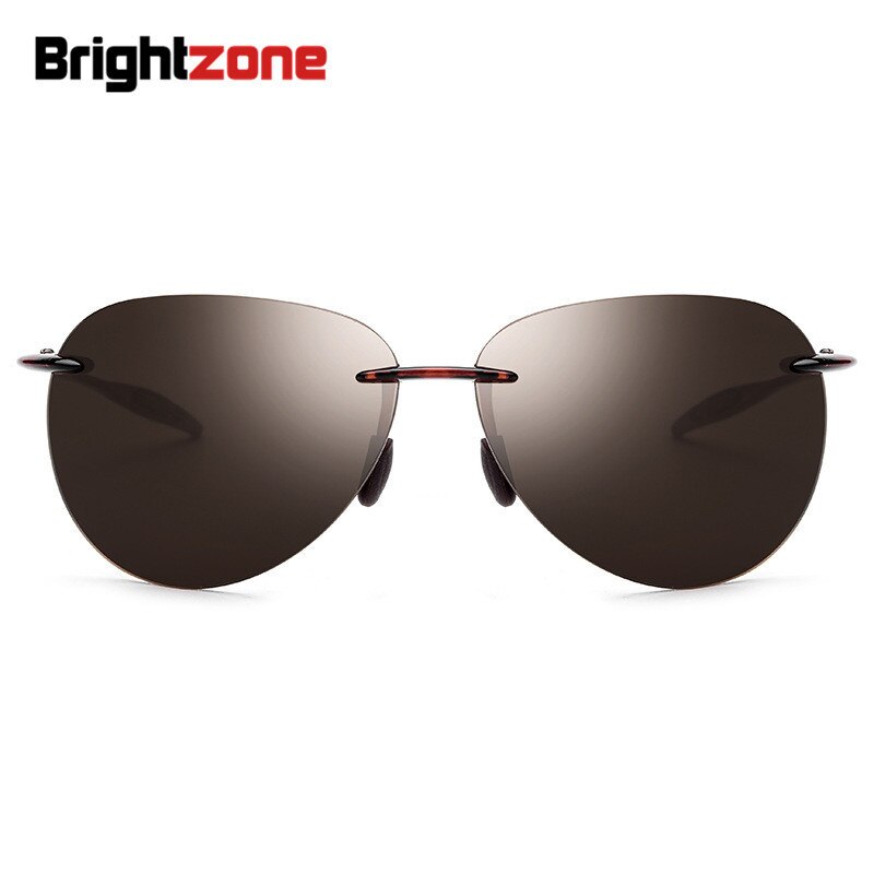Men's Sunglasses Rimless Resin Titanium Th0031 Sunglasses Brightzone   