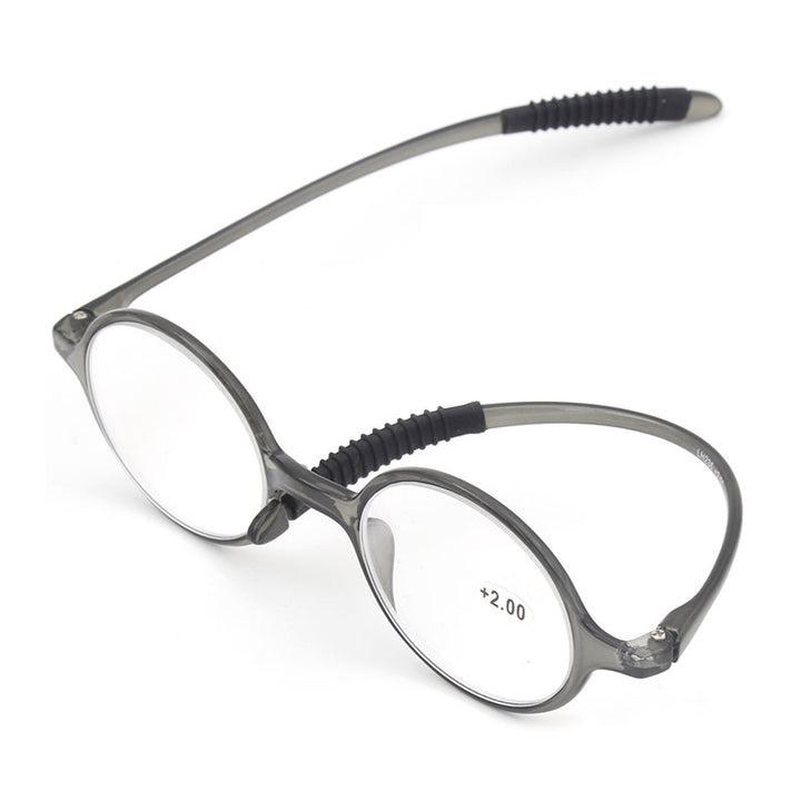 Hotochki Unisex Full Rim Round TR-90 Resin Frame Reading Glasses Lh236 Reading Glasses Hotochki   