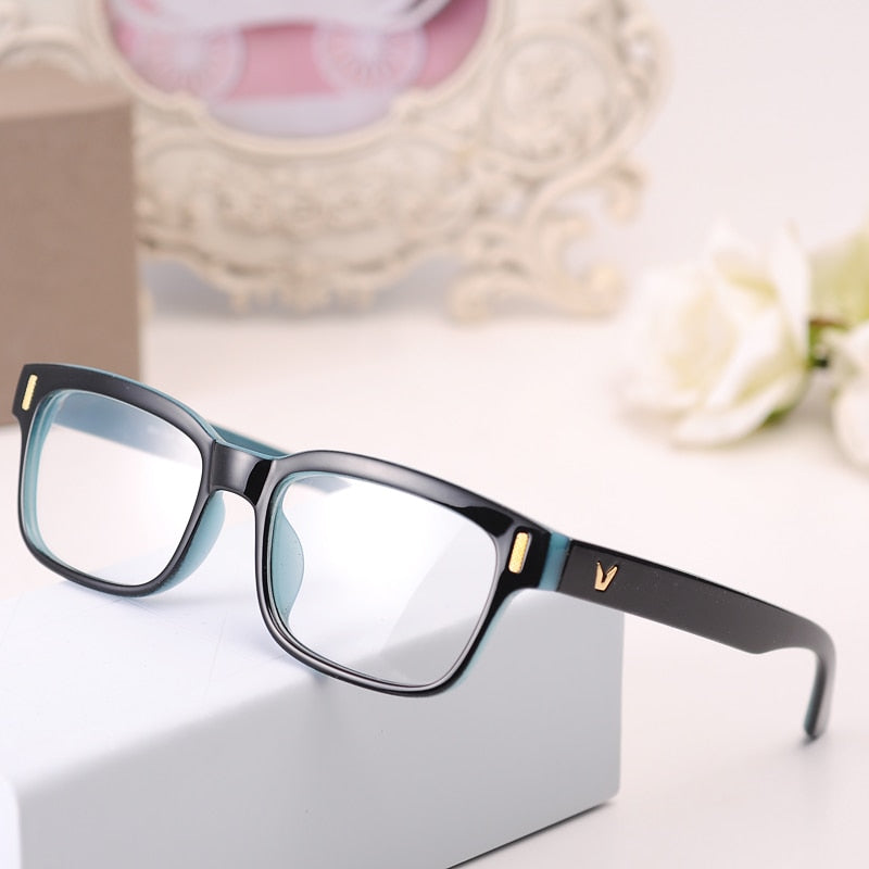 Unisex Eyeglasses V-Shaped Frame Plastic Acetate 8084 Frame Brightzone   