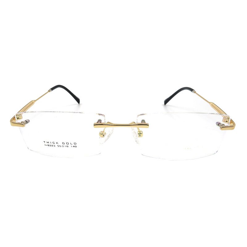 Men's Eyeglasses Titanium Alloy Rimless S8323 Rimless Gmei Optical   