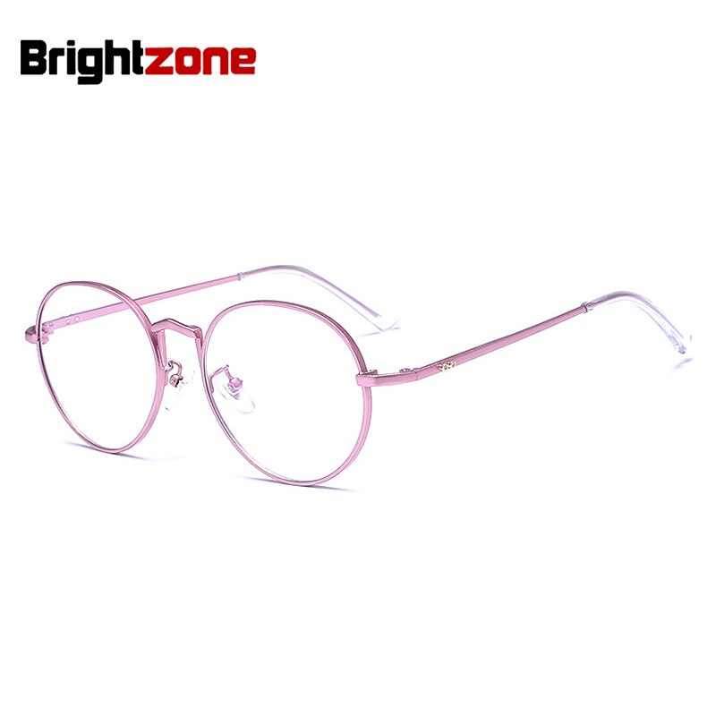 Brightzone Unisex Full Rim Round Alloy Eyeglasses 5320 Full Rim Brightzone   