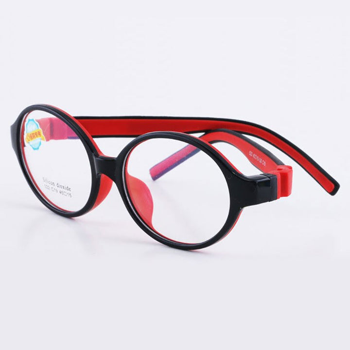 Reven Jate 522 Child Glasses Frame For Kids Eyeglasses Frame Flexible Frame Reven Jate Red  
