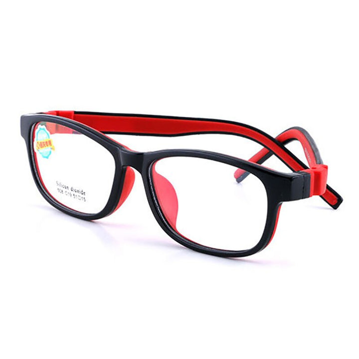 Reven Jate 508 Child Glasses Frame For Kids Eyeglasses Frame Flexible Frame Reven Jate Red  