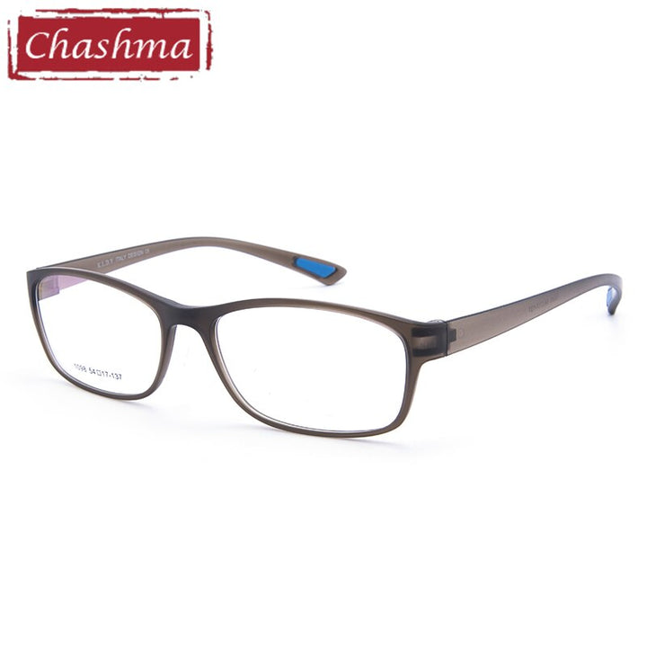 Men's Eyeglasses TR90 Glasses Sport 1098 Sport Eyewear Chashma Matte Gray  