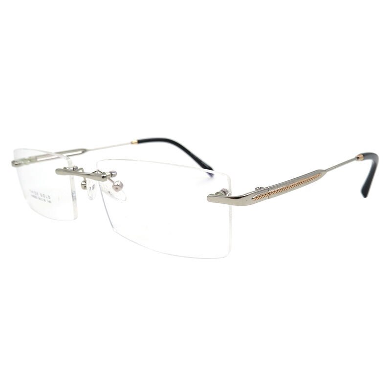 Men's Eyeglasses Titanium Alloy Rimless S8323 Rimless Gmei Optical   